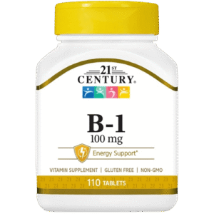 21st Century Vitamin B-1 100mg, 110 Tablets - Silverline Pharmacy Surulere, Lagos