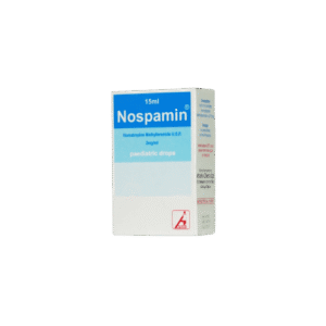 Afrab Nospamin 2mg/ml Homatropine Methylbromide, 15ml - Silverline Pharmacy Surulere, Lagos