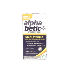 Alphabetic+ Multi-Vitamin for Diabetic Health, 30 Caplets - Silverline Pharmacy Surulere, Lagos