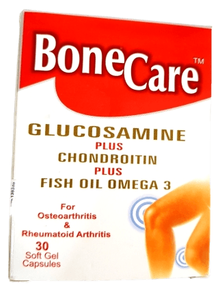 BoneCare Glucosamine Chondroitin Omega 3, 30 Capsules - Silverline Pharmacy Surulere, Lagos