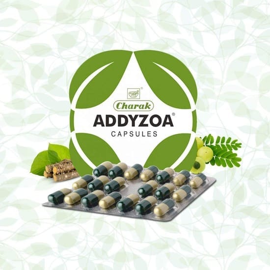 Charak Addyzoa Capsules, Pack of 20 - Silverline Pharmacy Surulere, Lagos