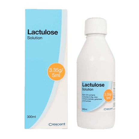 Crescent Pharma Lactulose Solution 3.35g/5ml, 300ml - Silverline Pharmacy Surulere, Lagos