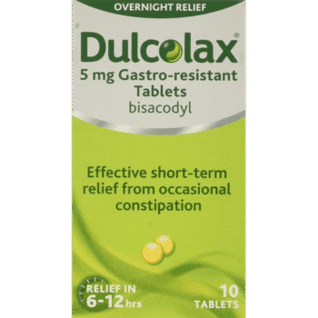 Dulcolax 5mg Bisacodyl Gastro-resistant Tablets, Pack of 10 - Silverline Pharmacy Surulere, Lagos