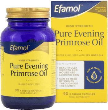 Efamol Pure Evening Primrose Oil 500mg, 90 Capsules - Silverline Pharmacy Surulere, Lagos