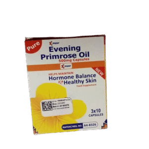 Emzor Pure Evening Primrose Oil 500mg, 3 x 10 Capsules - Silverline Pharmacy Surulere, Lagos
