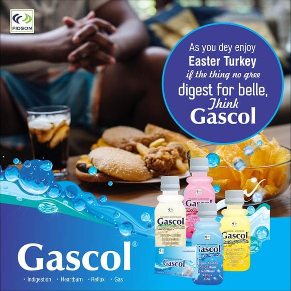 Fidson Gascol Antacid Suspension, 150ml - Silverline Pharmacy Surulere, Lagos
