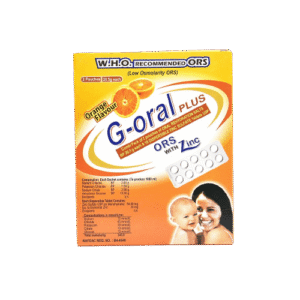 G-Oral Plus ORS & Zinc Sulfate Tablets (Orange), 2 Pouches - Silverline Pharmacy Surulere, Lagos