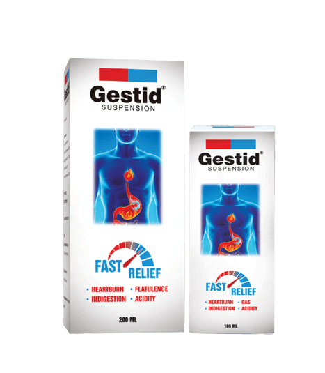 Gestid Suspension Heartburn, Gas & Indigestion Relief, 200ml - Silverline Pharmacy Surulere, Lagos