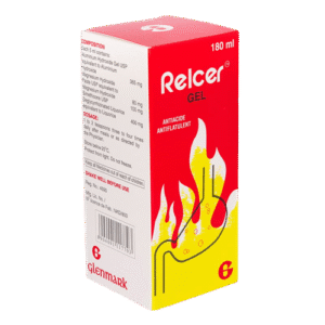 Glenmark Relcer Gel Antiflatulent, 180ml - Silverline Pharmacy Surulere, Lagos
