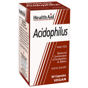 HealthAid Acidophilus With FOS, 60 Capsules - Silverline Pharmacy Surulere, Lagos
