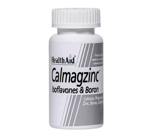 HealthAid Calmagzinc Isoflavones & Boron, 90 Tablets - Silverline Pharmacy Surulere, Lagos