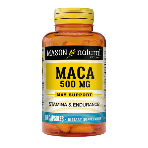Mason Natural Maca 500mg, 60 Capsules - Silverline Pharmacy Surulere, Lagos