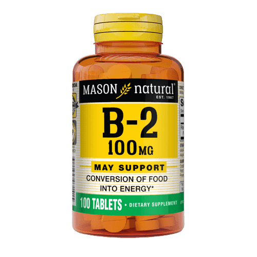 Mason Natural Vitamin B-2 100mg, 100 Tablets - Silverline Pharmacy Surulere, Lagos