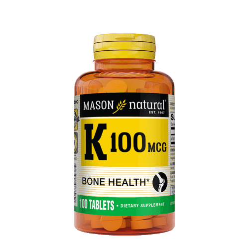 Mason Natural Vitamin K 100mcg, 100 Tablets - Silverline Pharmacy Surulere, Lagos