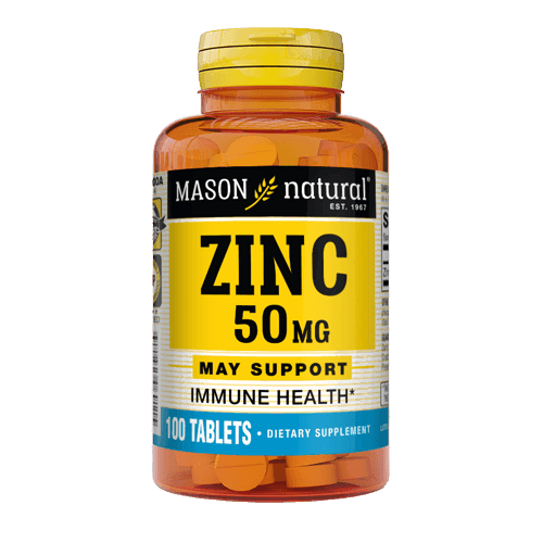 Mason Natural Zinc 50mg, 100 Tablets - Silverline Pharmacy Surulere, Lagos