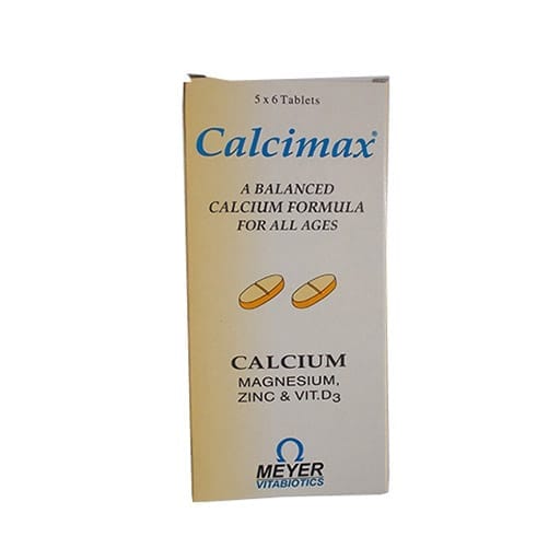 Meyer Vitabiotics Calcimax, 5 x 6 Tablets - Silverline Pharmacy Surulere, Lagos