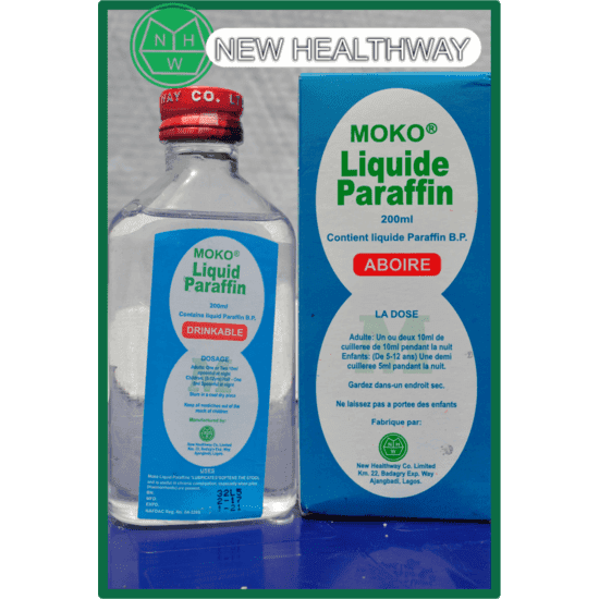 Moko Liquid Paraffin, 200ml - Silverline Pharmacy Surulere, Lagos