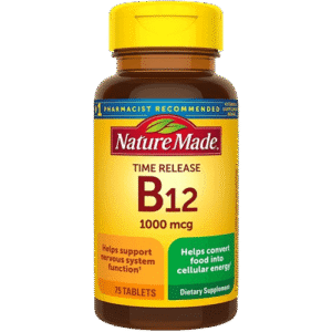 Nature Made Vitamin B 12 1000mcg (Time Release), 75 Tablets - Silverline Pharmacy Surulere, Lagos