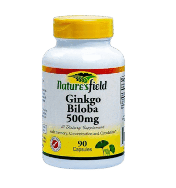 Nature's Field Ginkgo Biloba 500mg, 90 Capsules - Silverline Pharmacy Surulere, Lagos