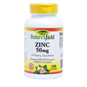 Nature's Field Zinc 50mg, 100 Tablets - Silverline Pharmacy Surulere, Lagos
