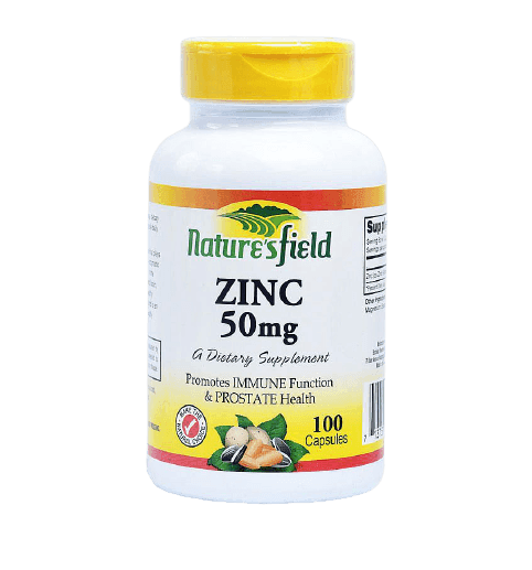 Nature’s Field Zinc 50mg, 100 Tablets - Silverline Pharmacy Surulere, Lagos