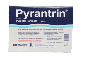 Neimeth Pyrantrin 125mg, 1 x 6 Tablets - Silverline Pharmacy Surulere, Lagos