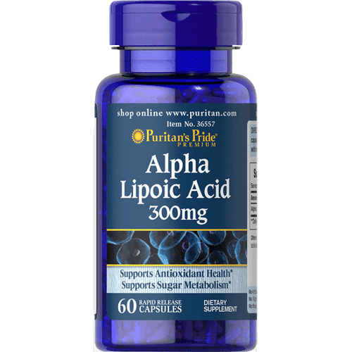 Puritan’s Pride Alpha Lipoic Acid 300mg, 60 Capsules - Silverline Pharmacy Surulere, Lagos