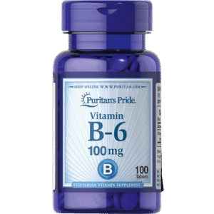 Puritan's Pride Vitamin B-6 100mg, 100 Tablets - Silverline Pharmacy Surulere, Lagos