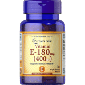 Puritan's Pride Vitamin E-180mg 400 IU, 50 Softgels - Silverline Pharmacy Surulere, Lagos