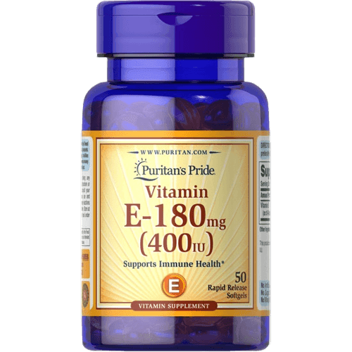 Puritan’s Pride Vitamin E-180mg 400 IU, 50 Softgels - Silverline Pharmacy Surulere, Lagos