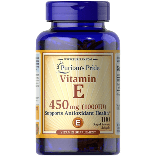 Puritan’s Pride Vitamin E 450mg 1000 IU, 100 Softgels - Silverline Pharmacy Surulere, Lagos
