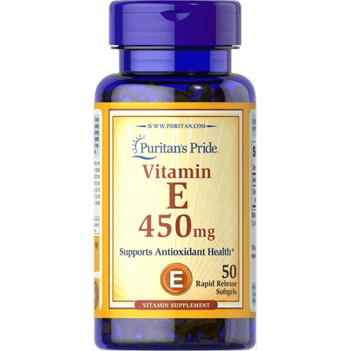 Puritan’s Pride Vitamin E 450mg, 50 Softgels - Silverline Pharmacy Surulere, Lagos