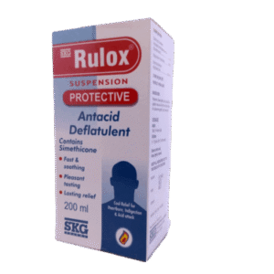 SKG Pharma Rulox Suspension Antacid Deflatulent, 200ml - Silverline Pharmacy Surulere, Lagos