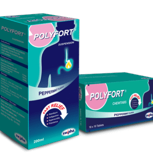 Swipha Polyfort Suspension (Peppermint Flavour), 200ml - Silverline Pharmacy Surulere, Lagos