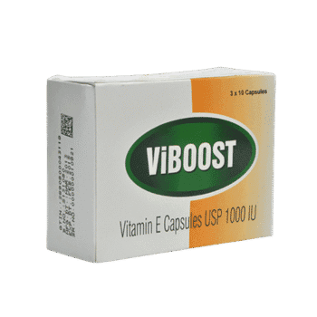 ViBoost Vitamin E 1000 IU, 3 x 10 Capsules - Silverline Pharmacy Surulere, Lagos