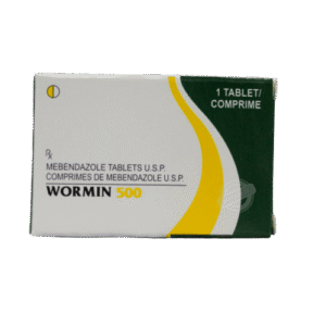 Wormin 500 Mebendazole Tablets, 1 Tablet - Silverline Pharmacy Surulere, Lagos