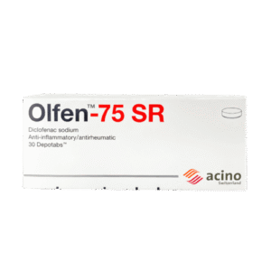 Acino Olfen-75 SR Diclofenac Sodium Anti-inflammatory, 30 Tablets - Silverline Pharmacy Surulere, Lagos