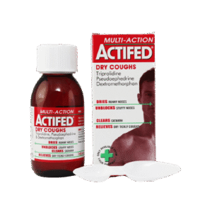 Actifed Multi-Action Dry Coughs, 100ml - Silverline Pharmacy Surulere, Lagos