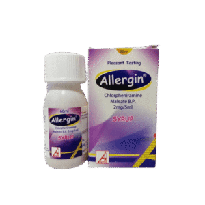 Afrab Allergin Chlorpheniramine Syrup, 60ml - Silverline Pharmacy Surulere, Lagos