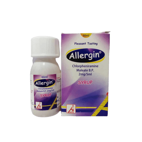 Afrab Allergin Chlorpheniramine Syrup, 60ml - Silverline Pharmacy Surulere, Lagos