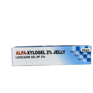 Alpha-Xylogel 2% Jelly Lidocaine Gel BP 2%, 30g - Silverline Pharmacy Surulere, Lagos