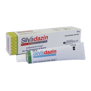 Aristopharma Silvadazin Silver Sulfadiazine USP 1%, 25g - Silverline Pharmacy Surulere, Lagos