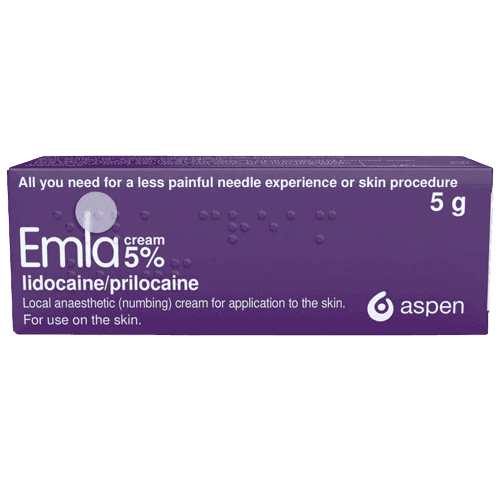 Aspen Emla 5% Lidocaine/Prilocaine Cream, 5g - Silverline Pharmacy Surulere, Lagos