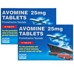 Avomine 25mg Promethazine Teoclate, 10 Tablets - Silverline Pharmacy Surulere, Lagos