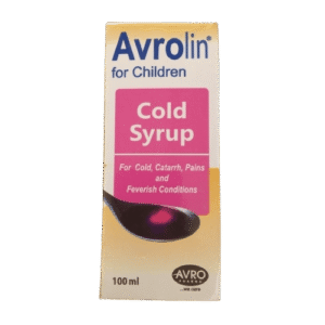 Avro Pharma Avrolin For Children Cold Syrup, 100ml - Silverline Pharmacy Surulere, Lagos