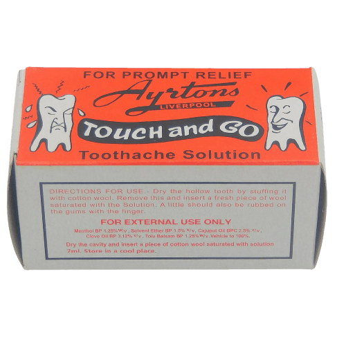Ayrtons Touch and Go Toothache Solution - Silverline Pharmacy Surulere, Lagos