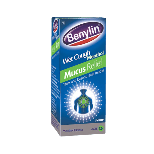 Benylin Wet Cough Mucus Relief Syrup, 100ml - Silverline Pharmacy Surulere, Lagos