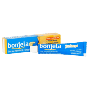 Bonjela Junior Lidocaine and Cetylpyridinium Teething Gel, 15g - Silverline Pharmacy Surulere, Lagos