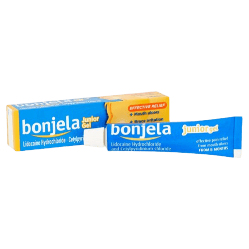 Bonjela Junior Lidocaine and Cetylpyridinium Teething Gel, 15g - Silverline Pharmacy Surulere, Lagos