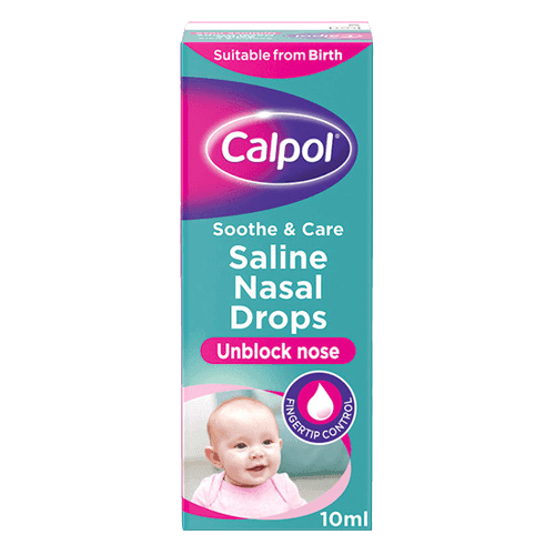 Calpol Sooth & Care Saline Nasal Drops, 10ml - Silverline Pharmacy Surulere, Lagos
